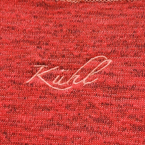 KUHL Women's Top Extra Small Orange Thumb Holes Front Pocket Outdoors Hiking - Picture 6 of 12